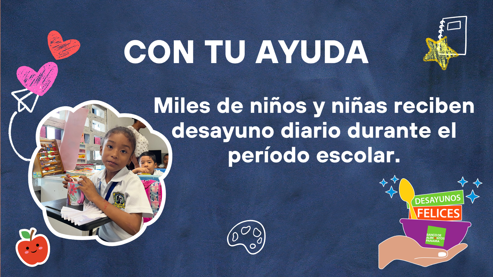 Con solo B/.6 puedes cambiar una mañana y también un futuro