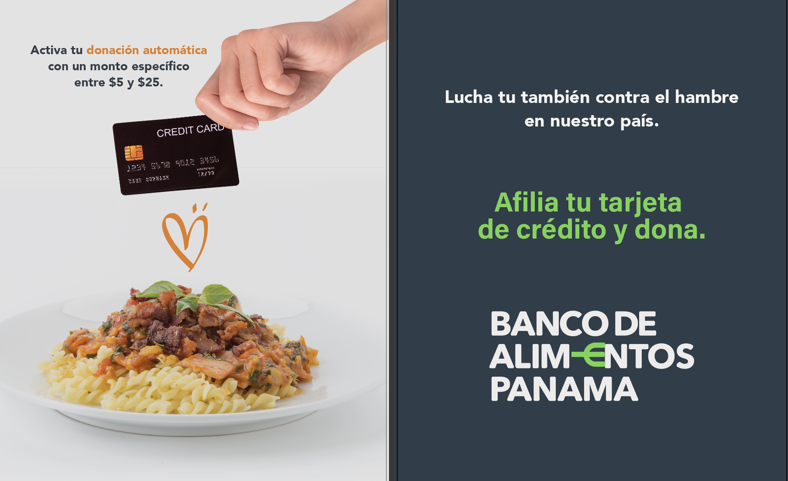 Tu ayuda puede alimentar esperanza todos los meses